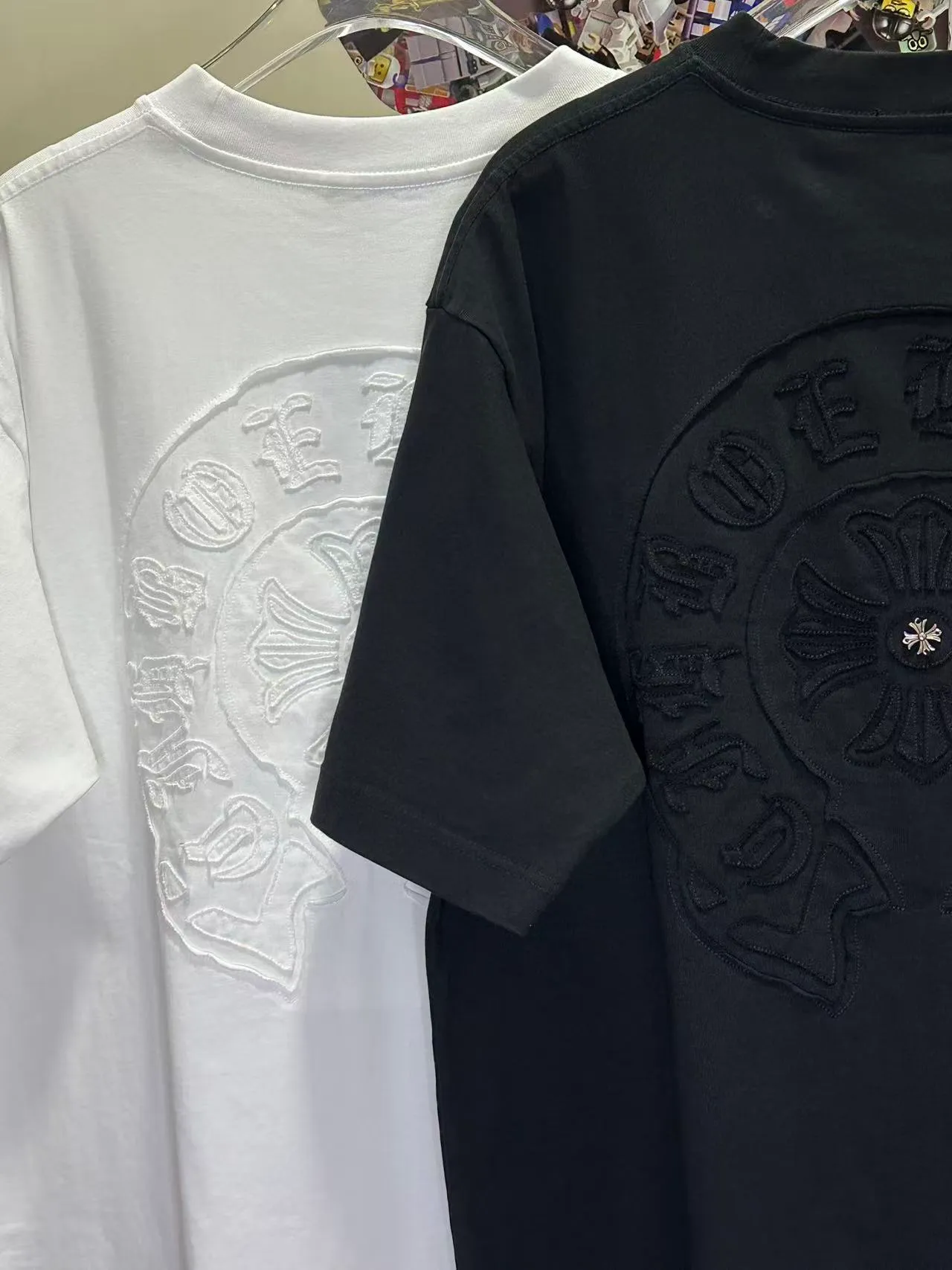 L 26951# Come Hearts ( ） ： 🪡 + 🪡 ：Black White SIZE：S-XXL